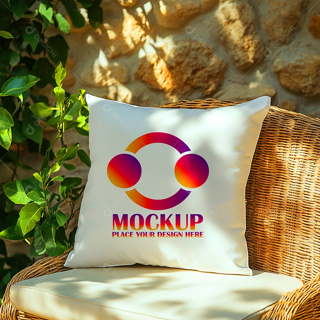 Mockup de Trabesseiro Almofada PSD Editável