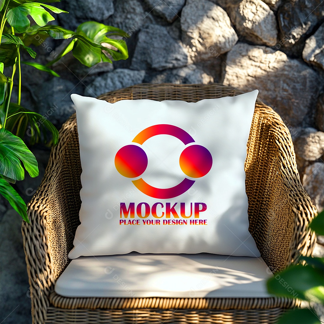 Mockup de Trabesseiro Almofada PSD Editável