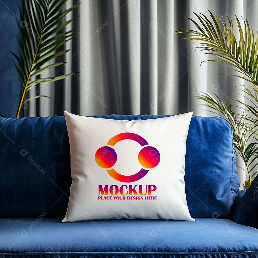 Mockup de Trabesseiro Almofada PSD Editável