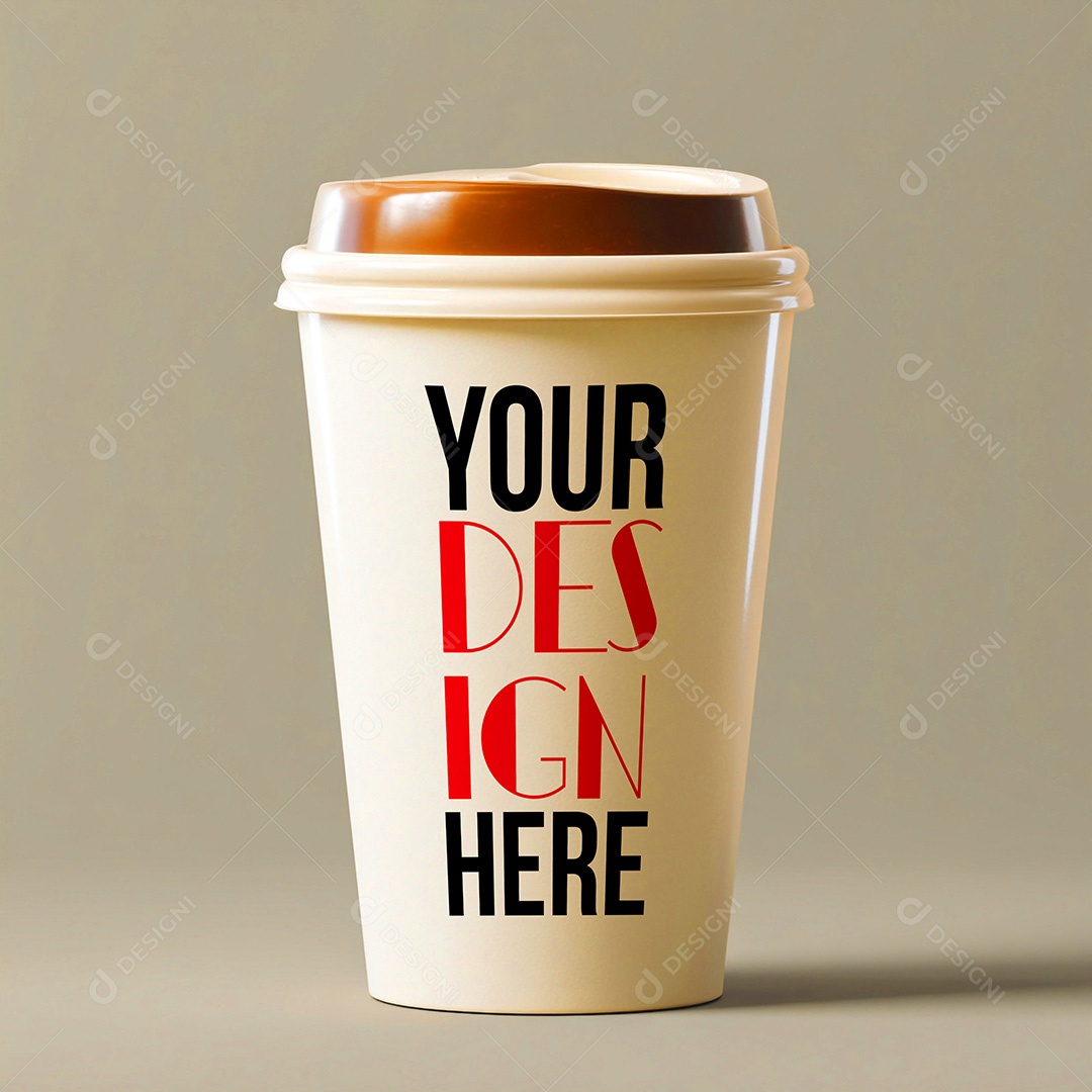 Mockup de Copo de Café PSD Editável