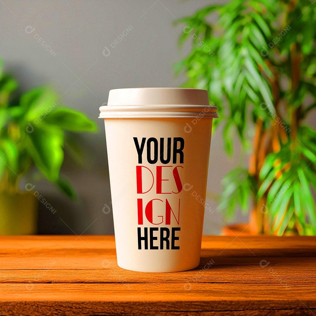 Mockup de Copo de Café PSD Editável