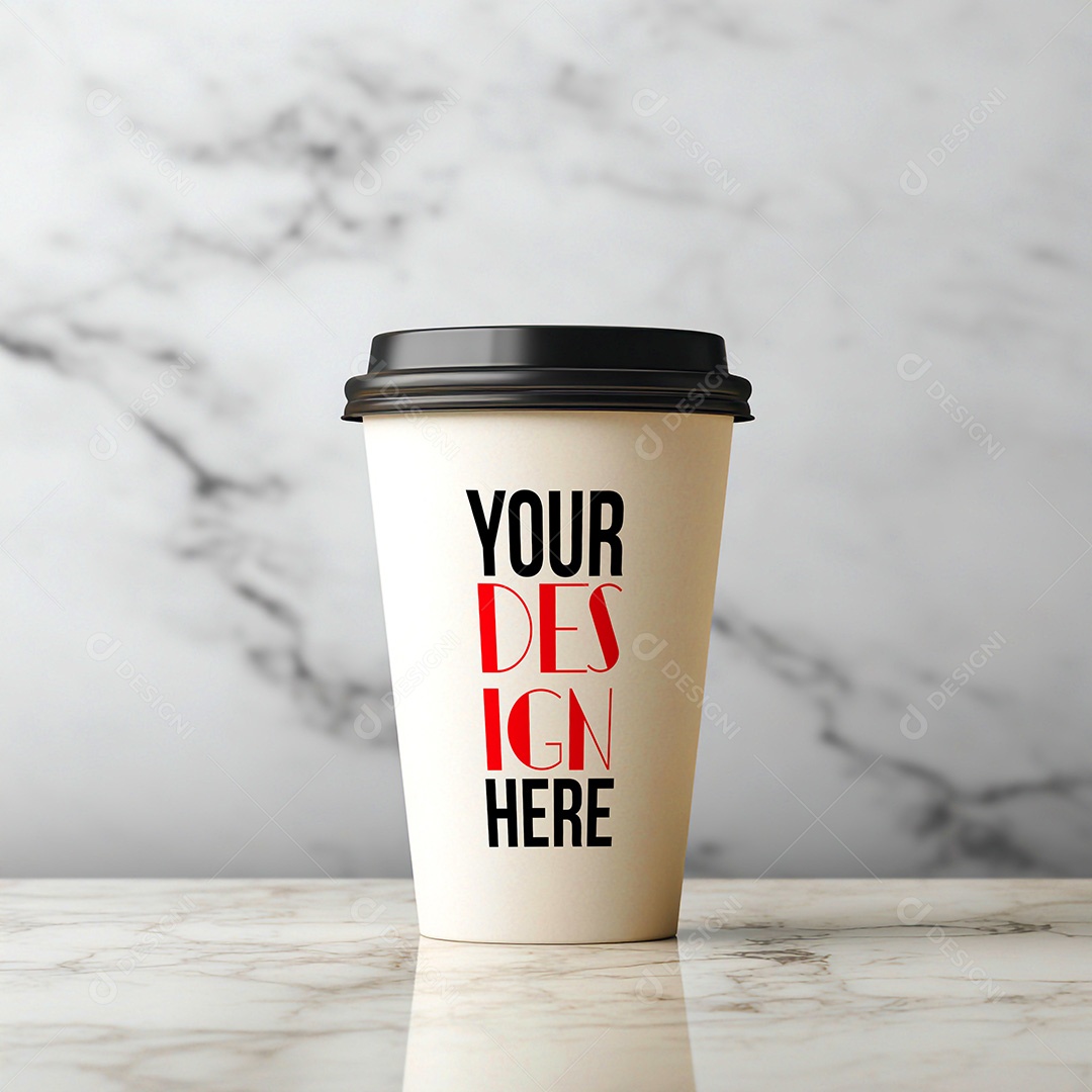 Mockup de Copo de Café PSD Editável