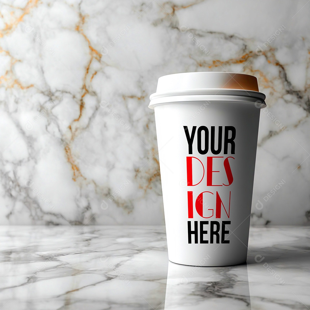Mockup de Copo de Café PSD Editável