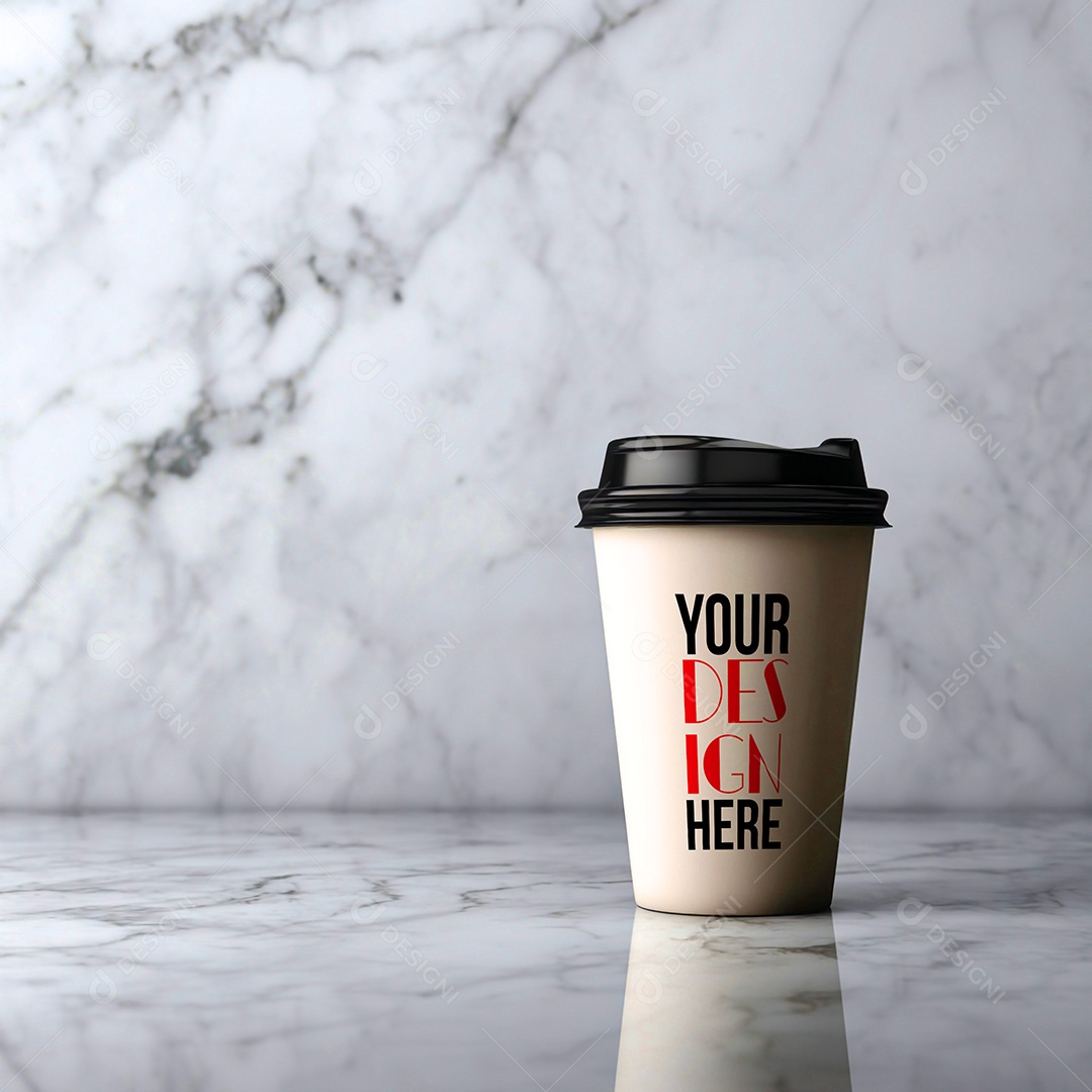 Mockup de Copo de Café PSD Editável