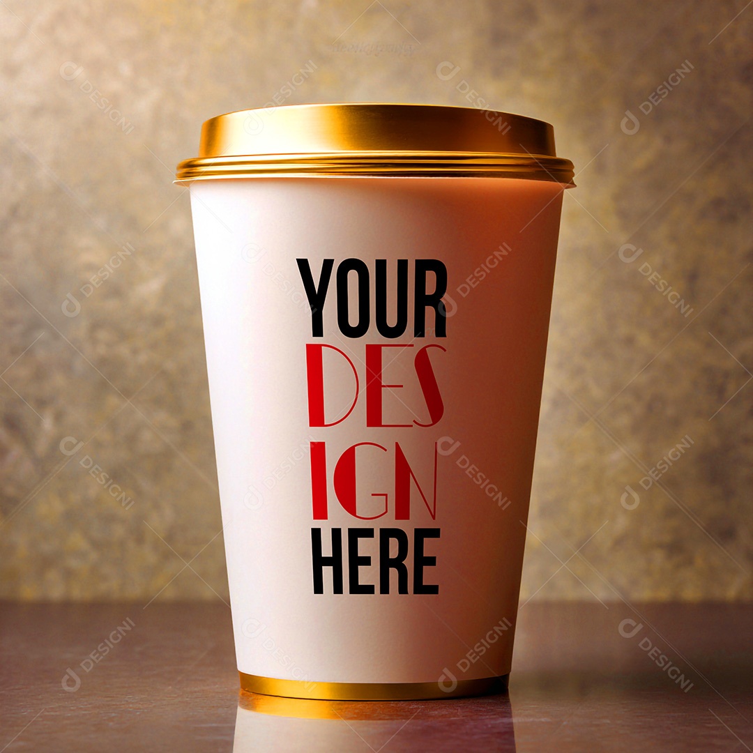 Mockup de Copo de Café PSD Editável
