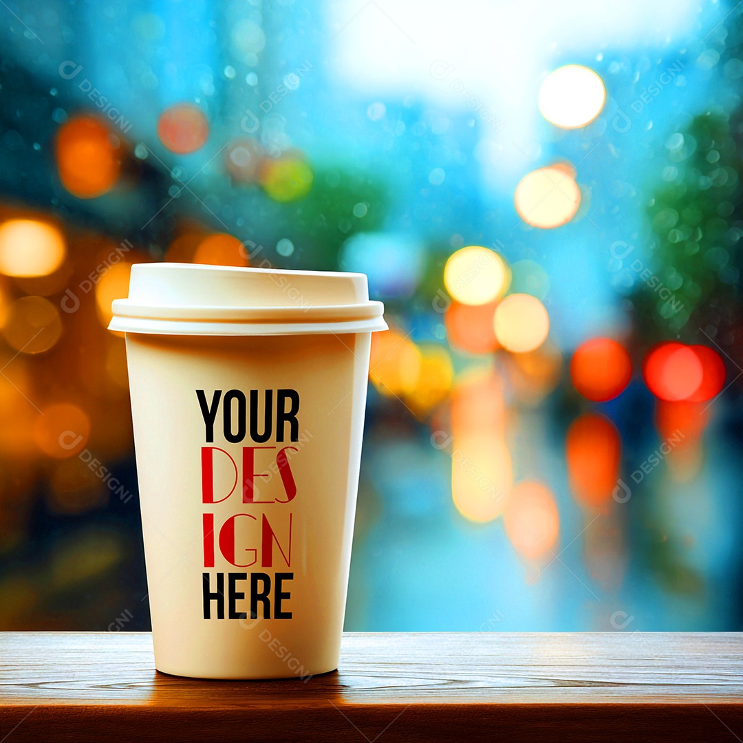 Mockup de Copo de Café PSD Editável