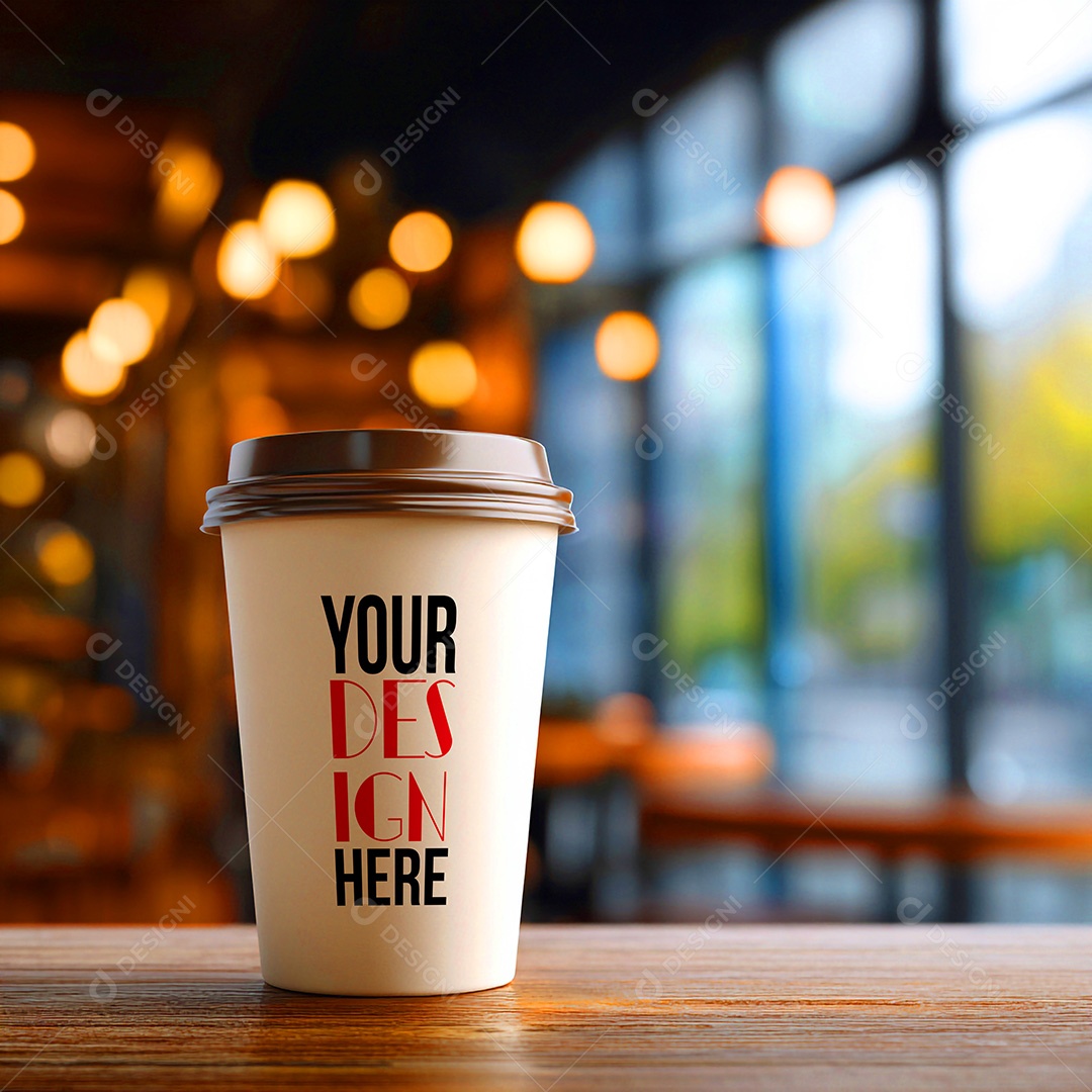 Mockup de Copo de Café PSD Editável