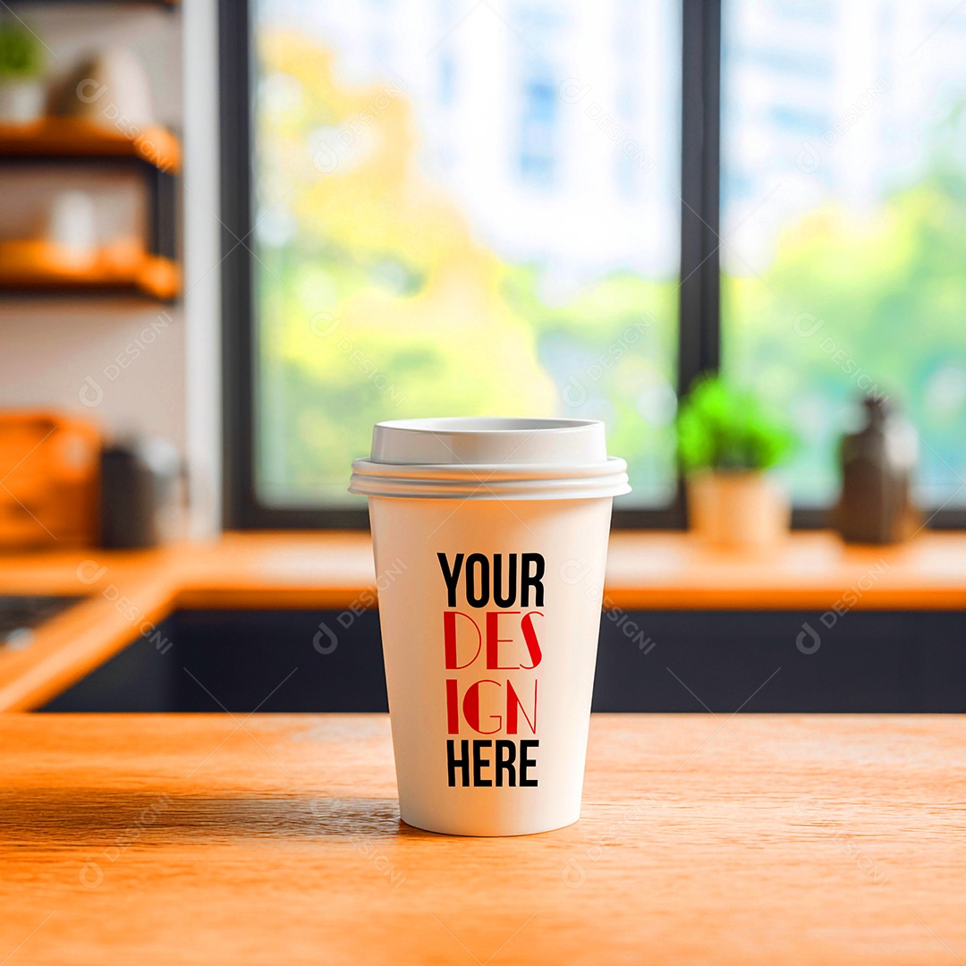Mockup de Copo de Café PSD Editável