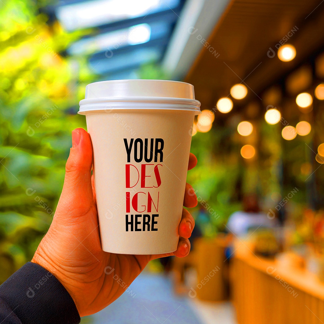 Mockup de Copo de Café PSD Editável
