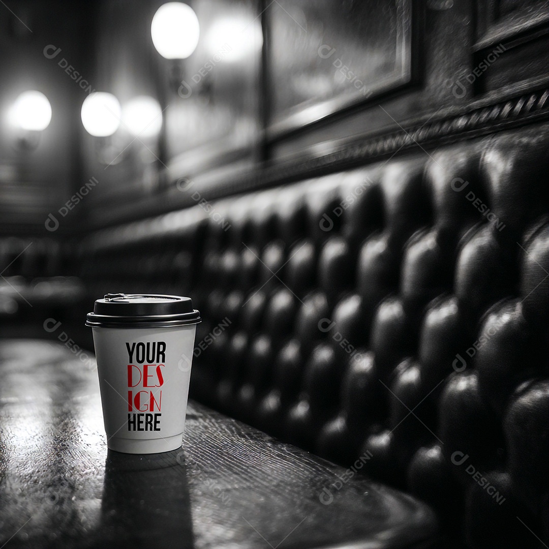 Mockup de Copo de Café PSD Editável