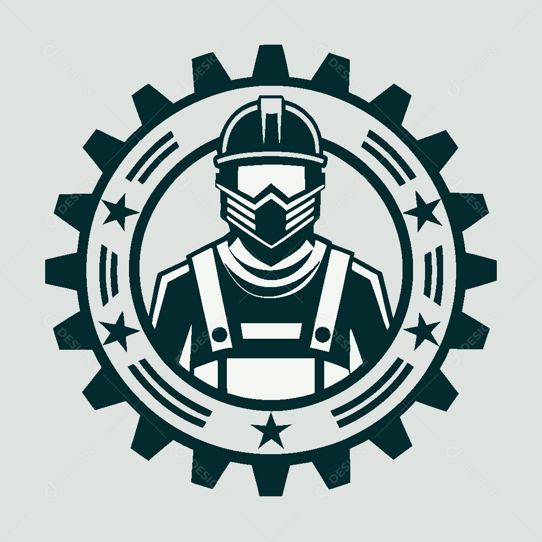 Modelo de Logotipo de Soldador Vetor EPS