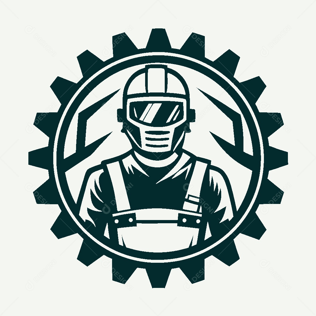 Modelo de Logotipo de Soldador Vetor EPS