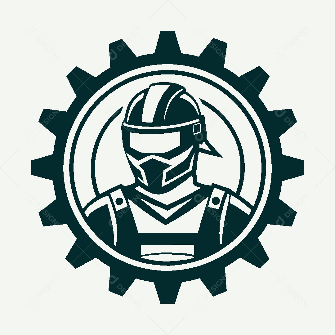 Modelo de Logotipo de Soldador Vetor EPS