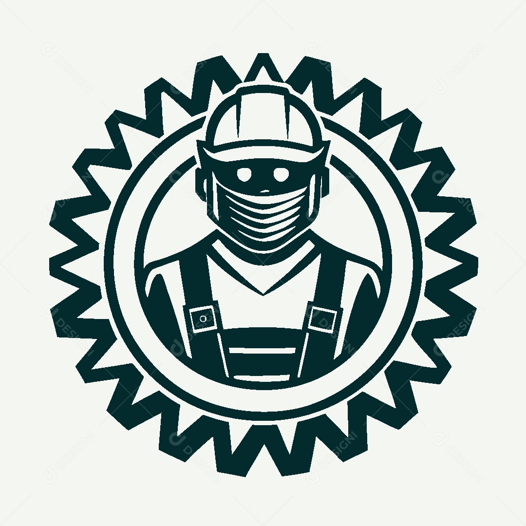 Modelo de Logotipo de Soldador Vetor EPS