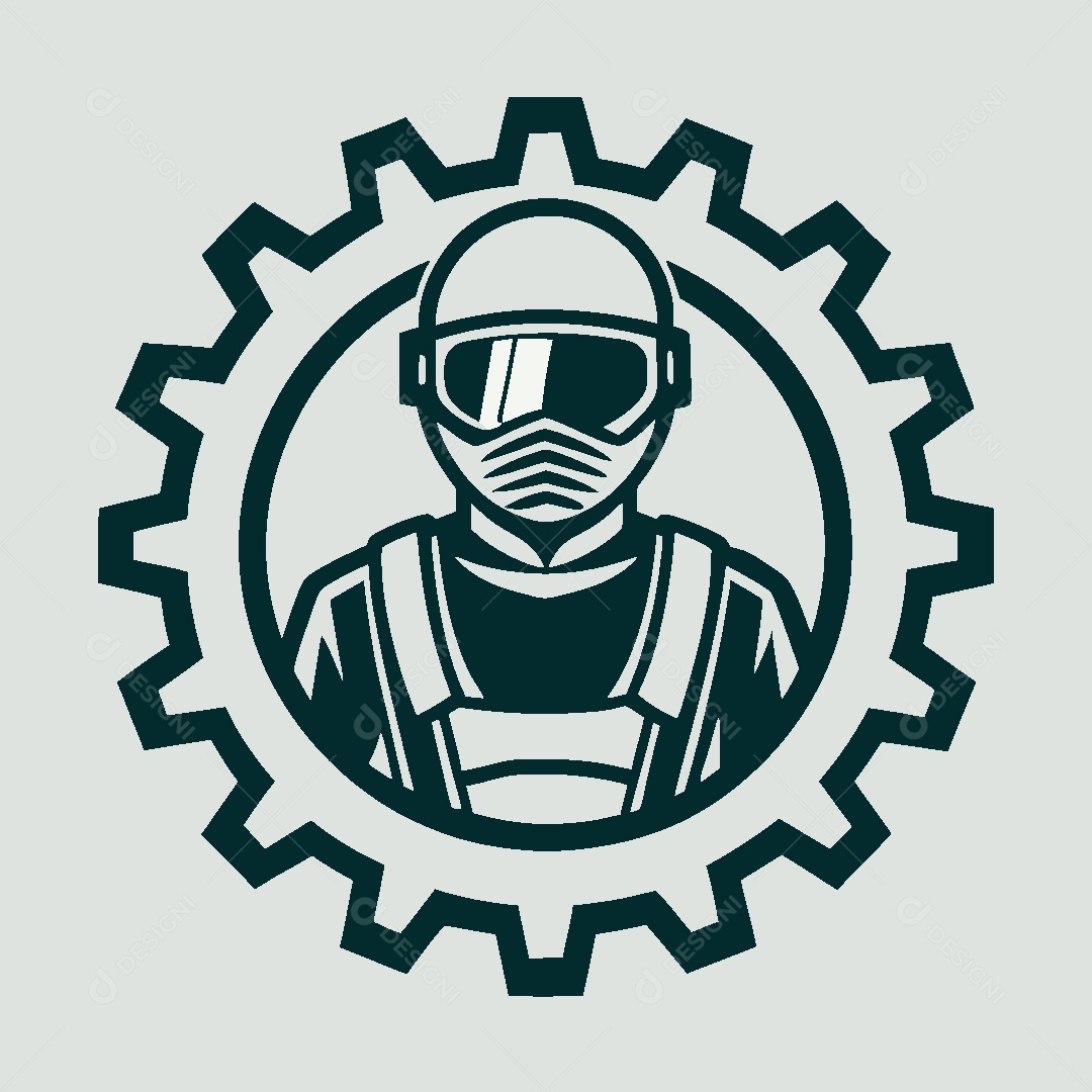 Modelo de Logotipo de Soldador Vetor EPS