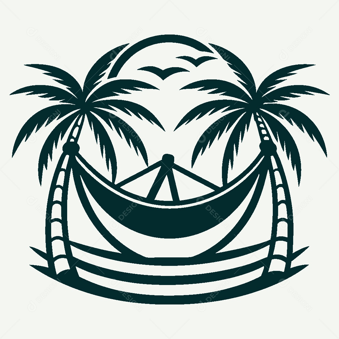 Modelo de Logotipo de Praia Vetor EPS