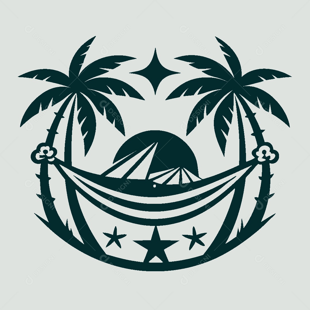 Modelo de Logotipo de Praia Vetor EPS