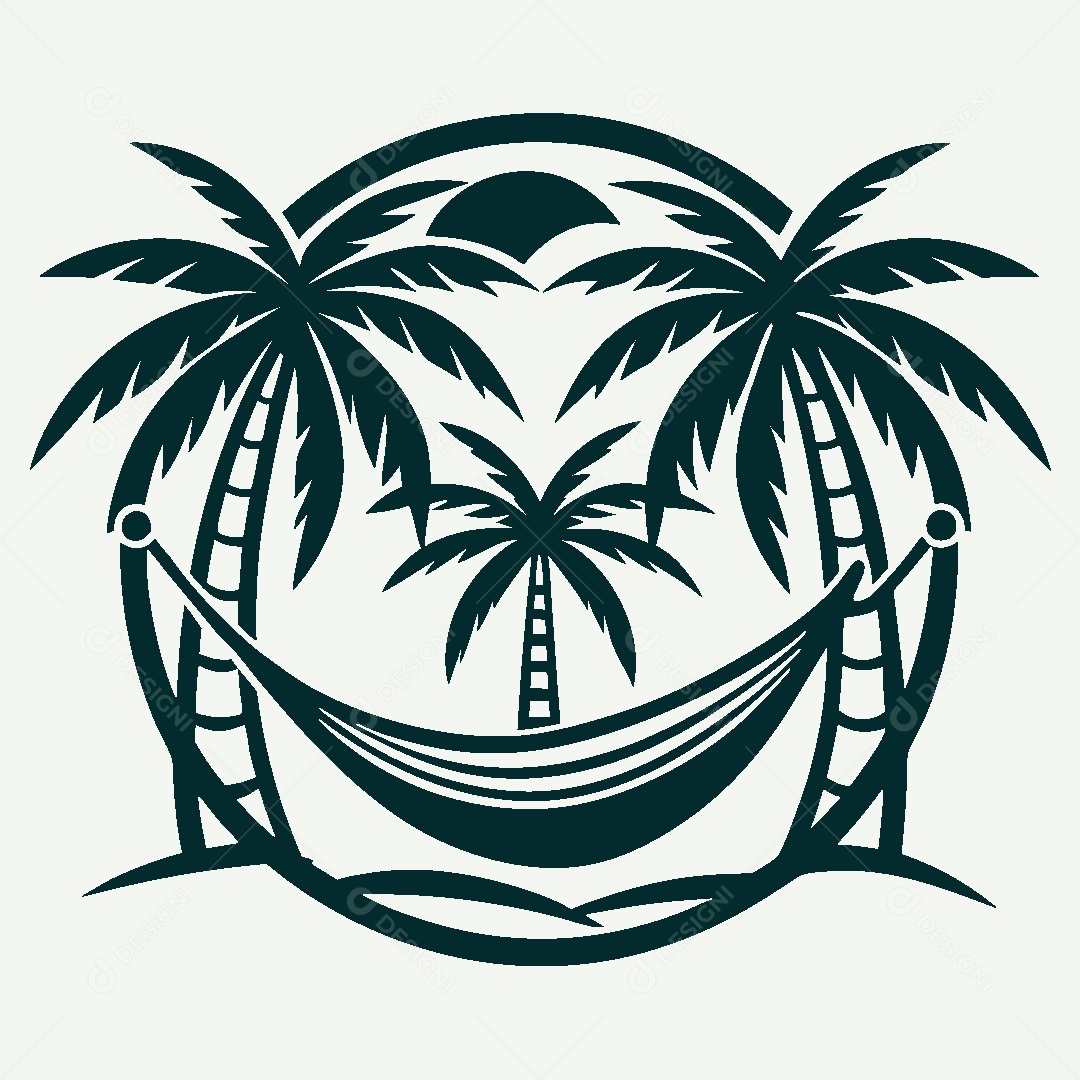 Modelo de Logotipo de Praia Vetor EPS