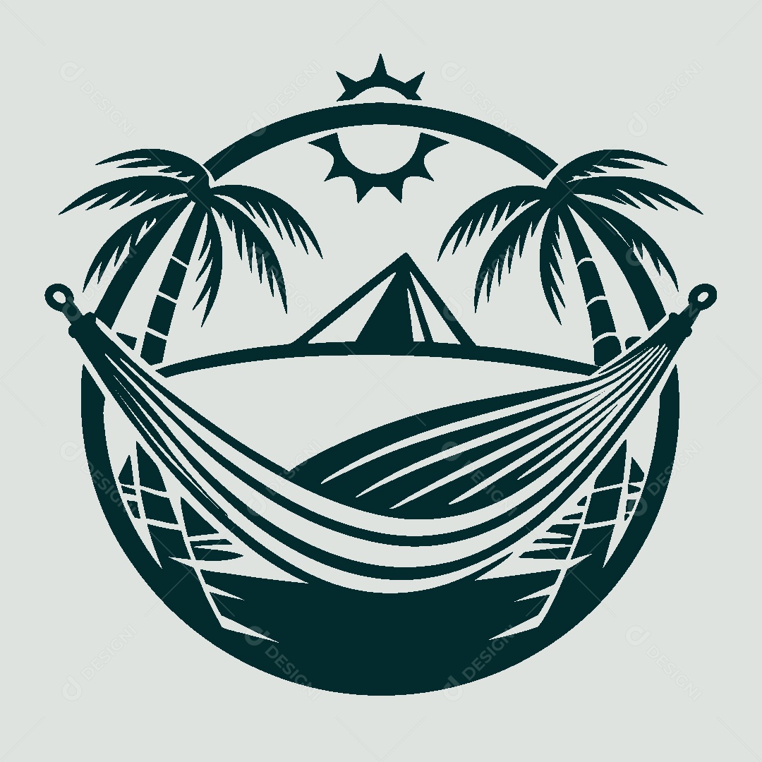 Modelo de Logotipo de Praia Vetor EPS