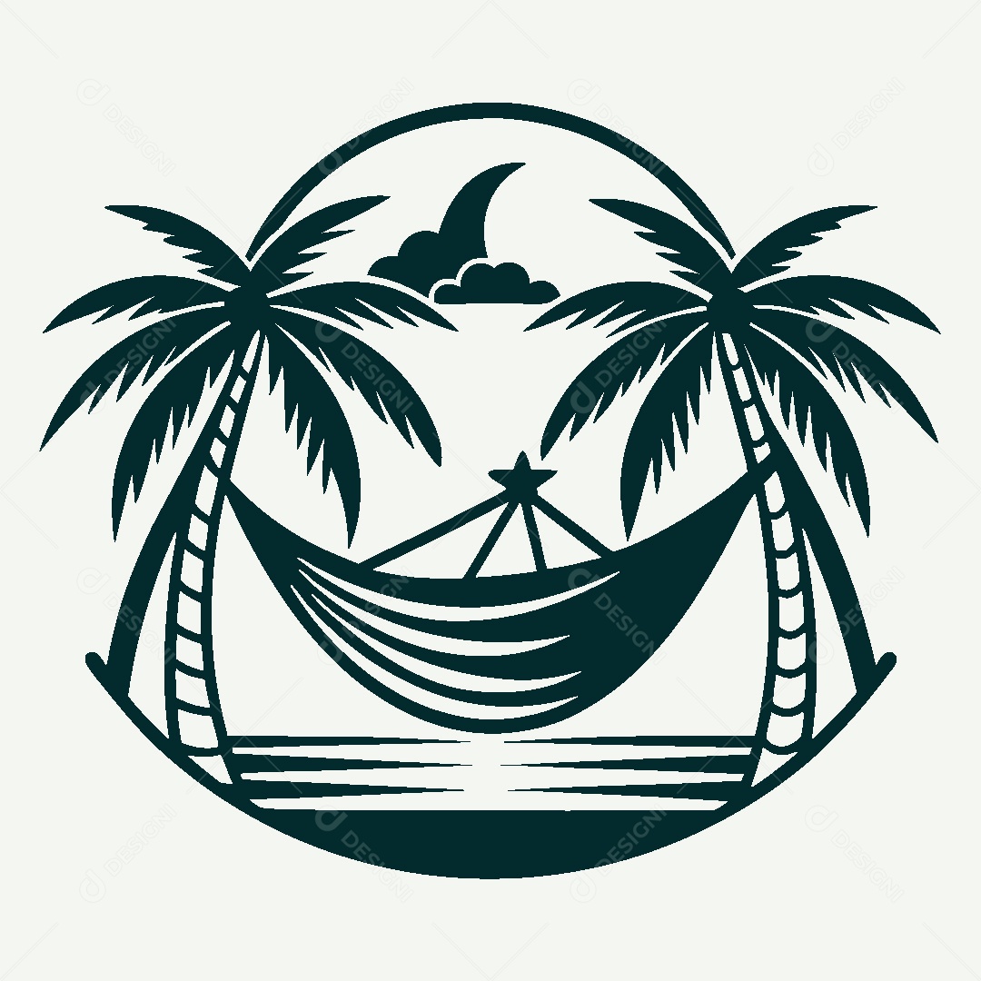 Modelo de Logotipo de Praia Vetor EPS