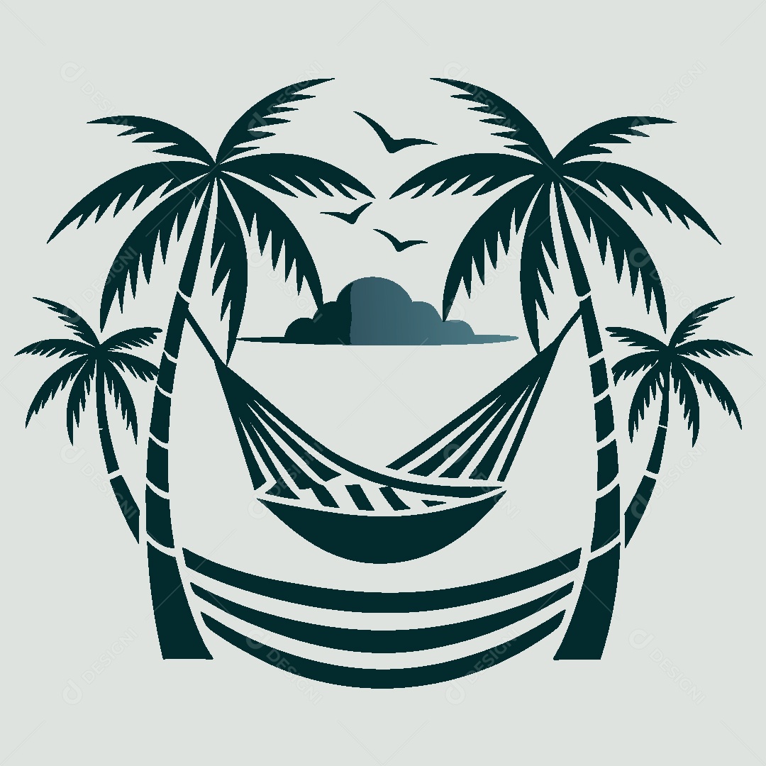 Modelo de Logotipo de Praia Vetor EPS