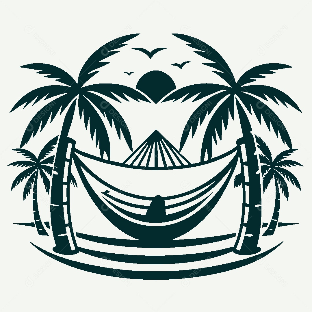 Modelo de Logotipo de Praia Vetor EPS
