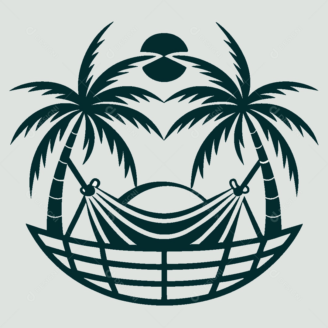 Modelo de Logotipo de Praia Vetor EPS