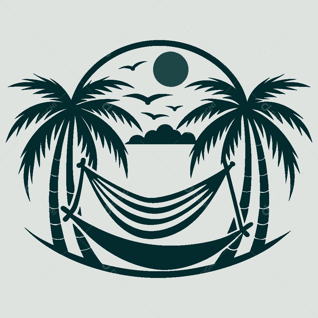 Modelo de Logotipo de Praia Vetor EPS