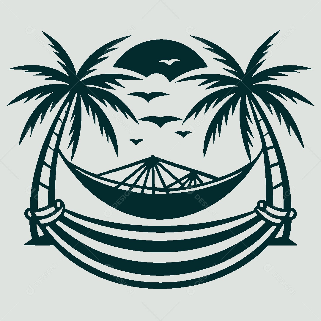 Modelo de Logotipo de Praia Vetor EPS