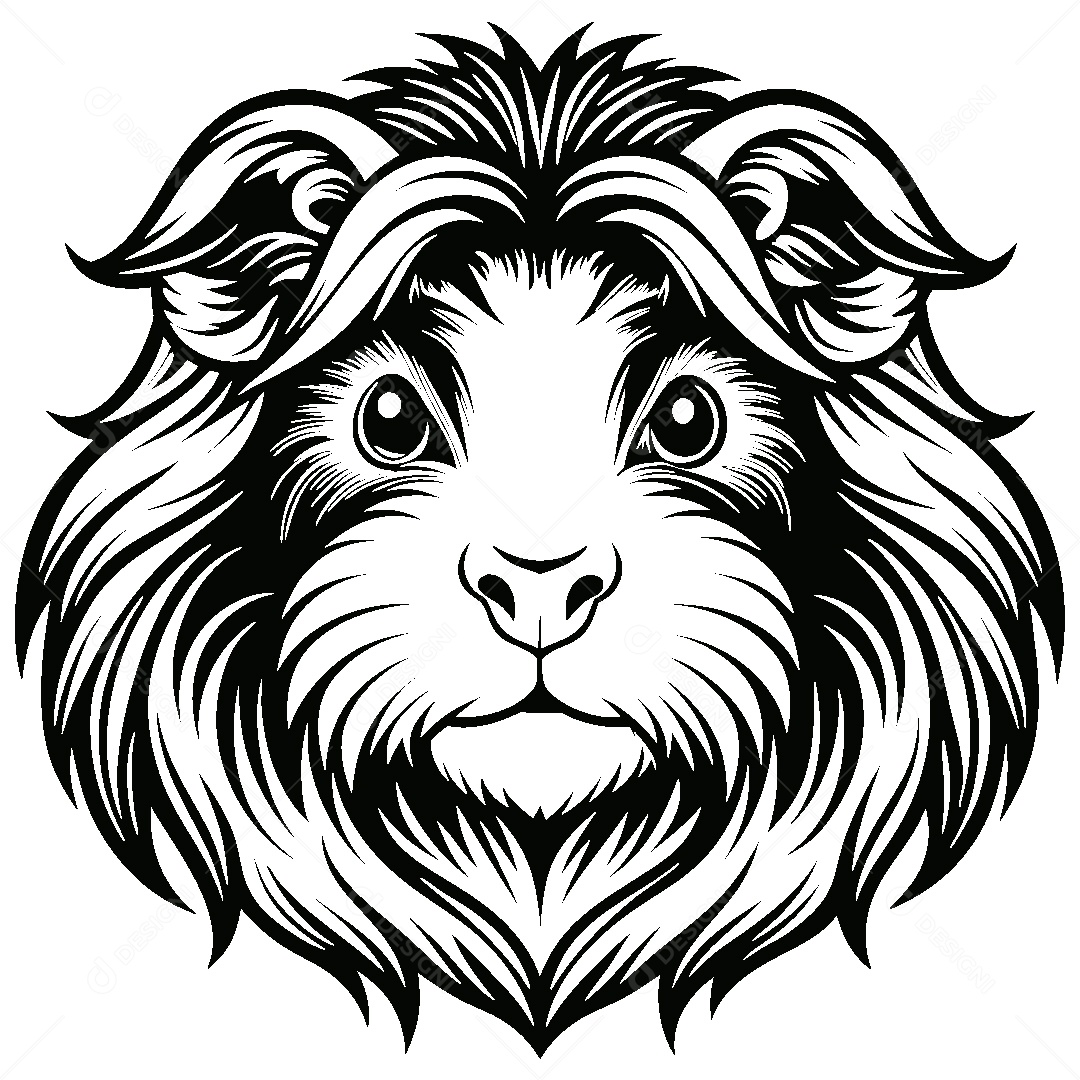 Modelo de Logo de Hamster Vetor EPS