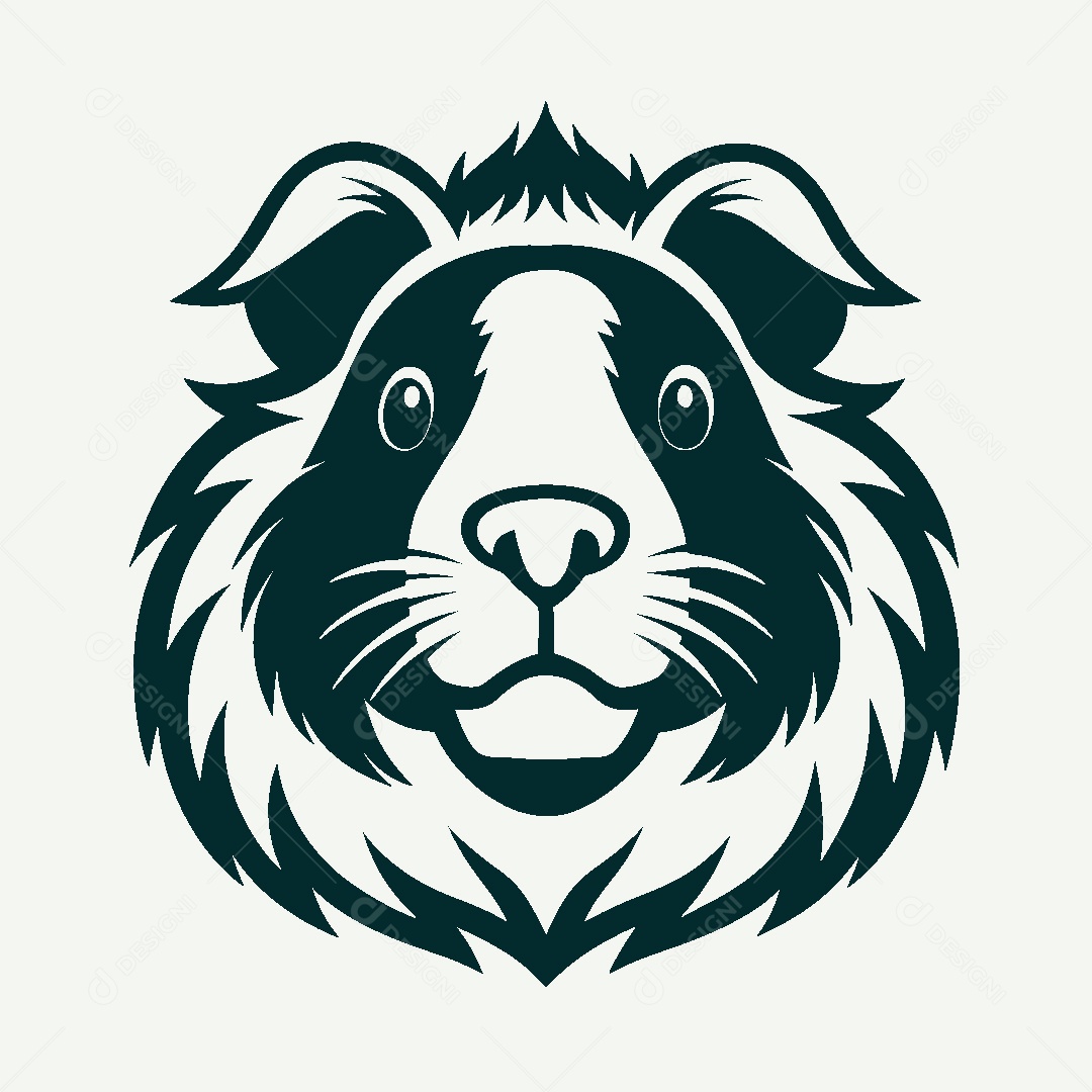 Modelo de Logo de Hamster Vetor EPS