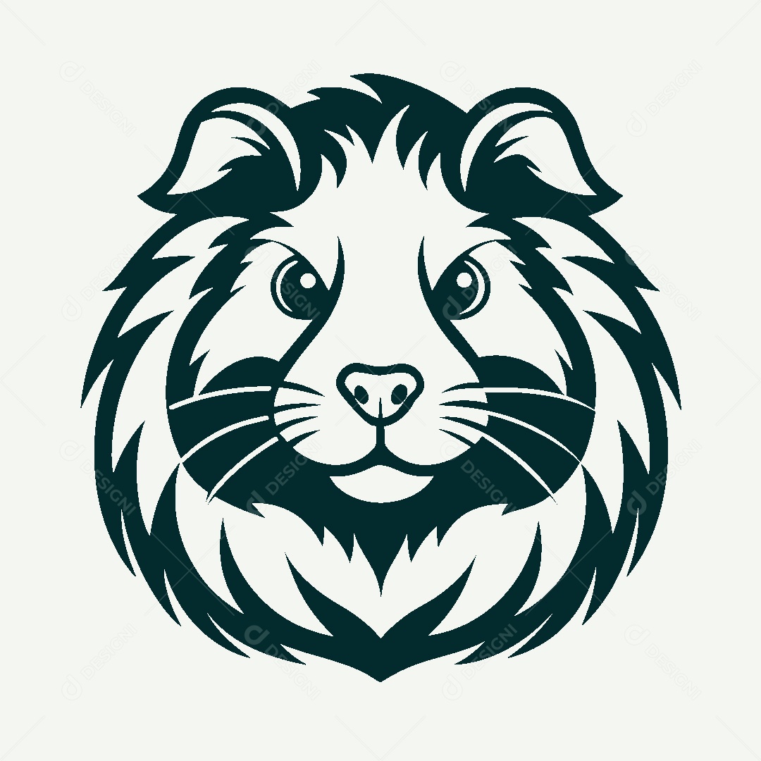 Modelo de Logo de Hamster Vetor EPS