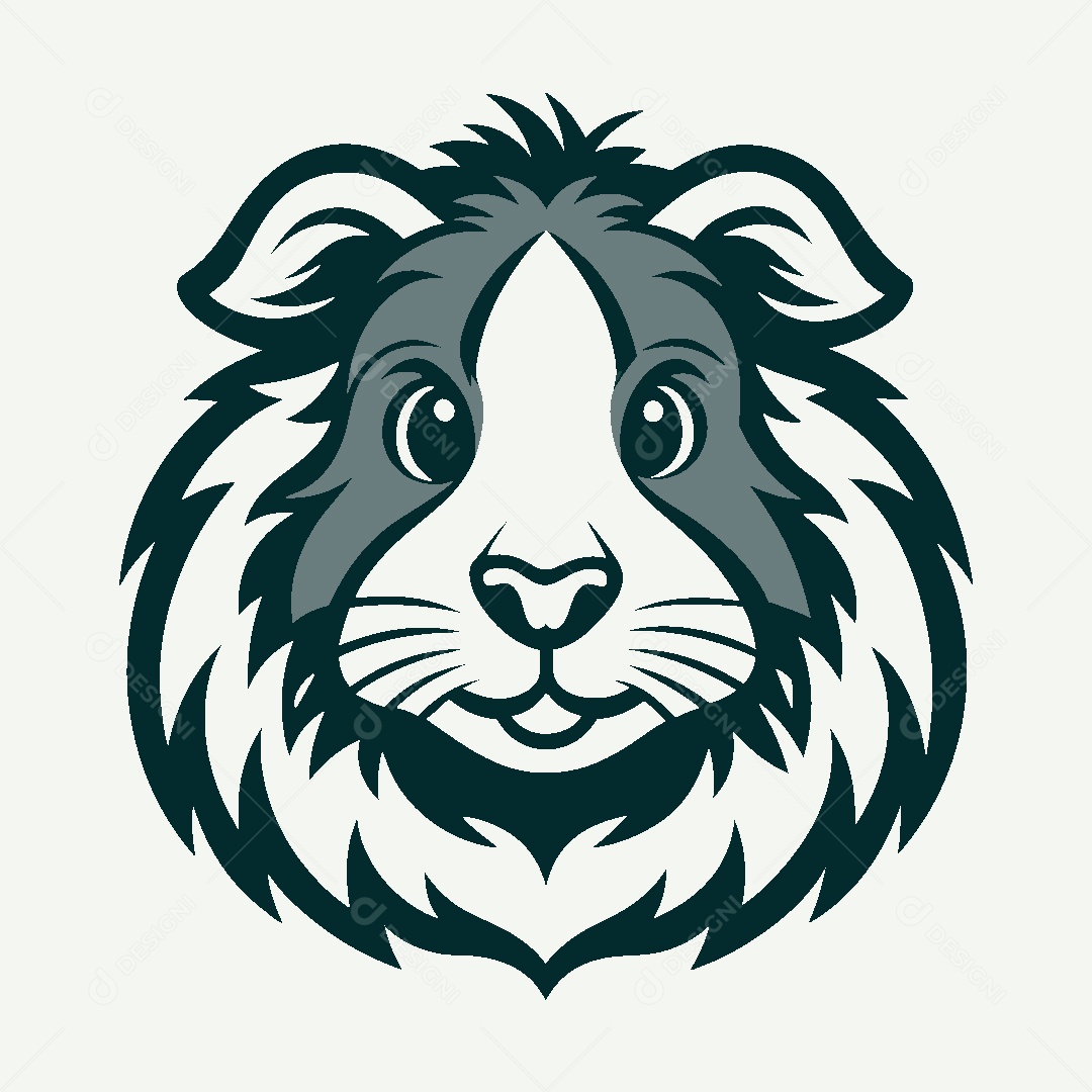 Modelo de Logo de Hamster Vetor EPS