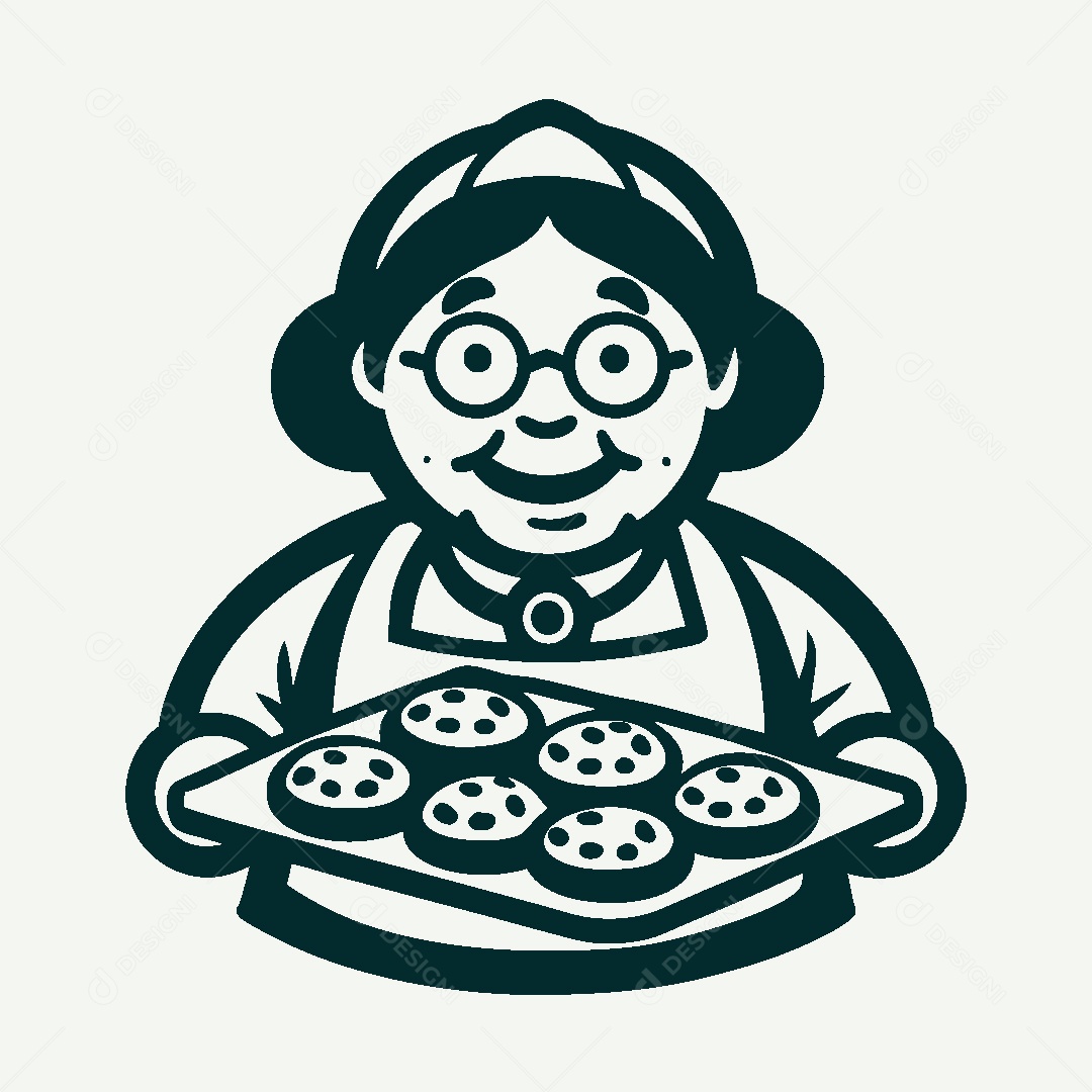 Modelo de Logo Confeiteira Vetor EPS