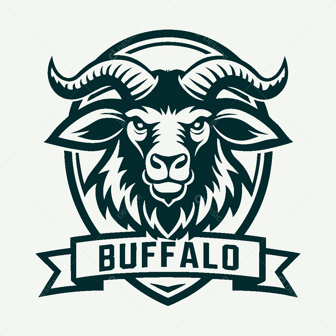 Modelo de Logo de Cabra Vetor EPS