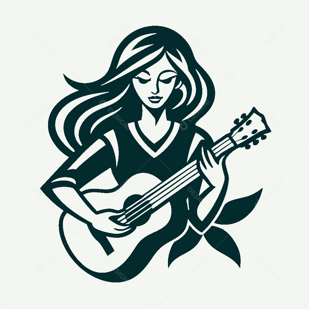 Modelo de Logo Musical Vetor EPS