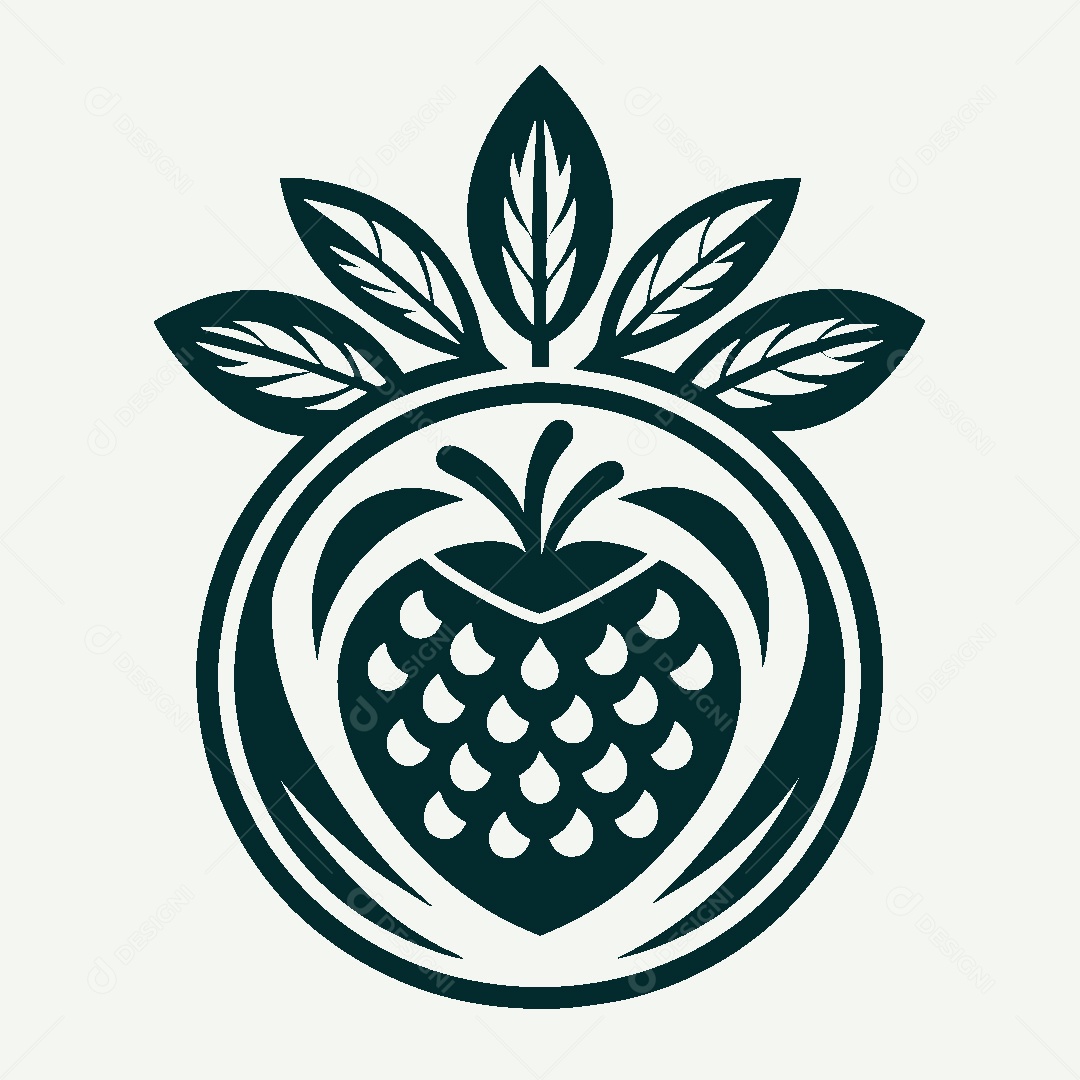 Modelo de Logo de Abacaxi Vetor EPS