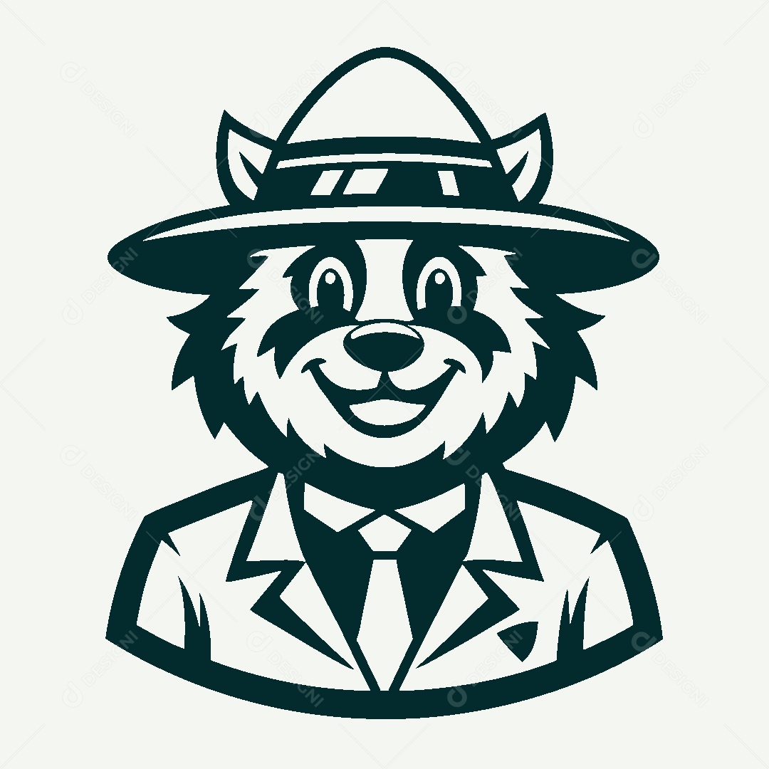 Modelo de Logo de Guarda Florestal Vetor EPS