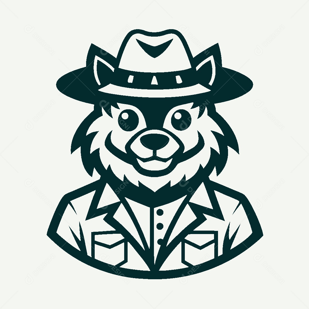 Modelo de Logo de Guarda Florestal Vetor EPS