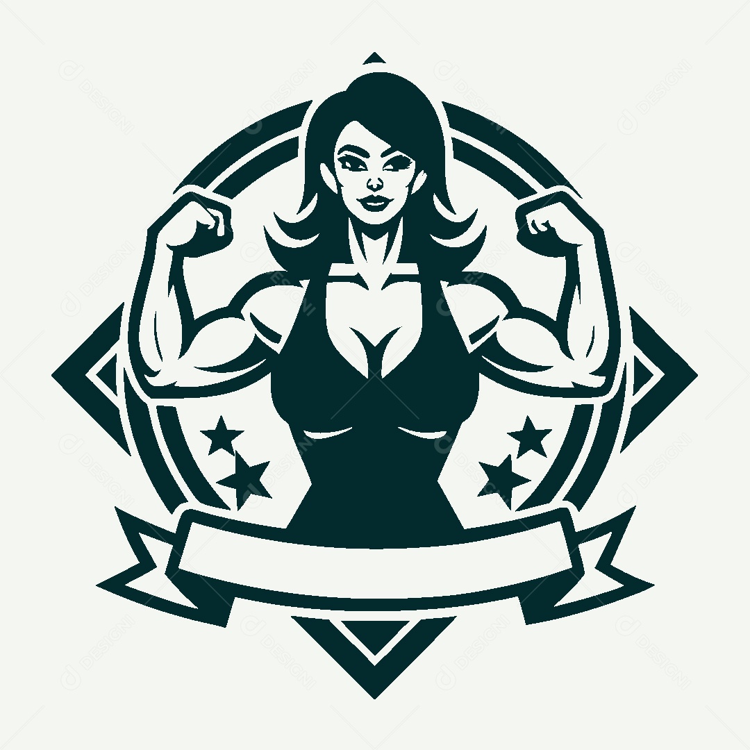 Modelo de Logo de Academia Vetor EPS