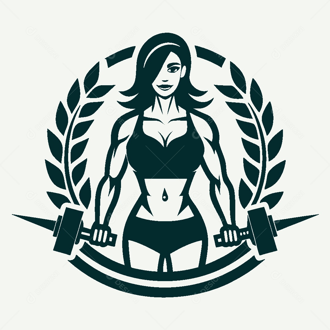 Modelo de Logo de Academia Vetor EPS