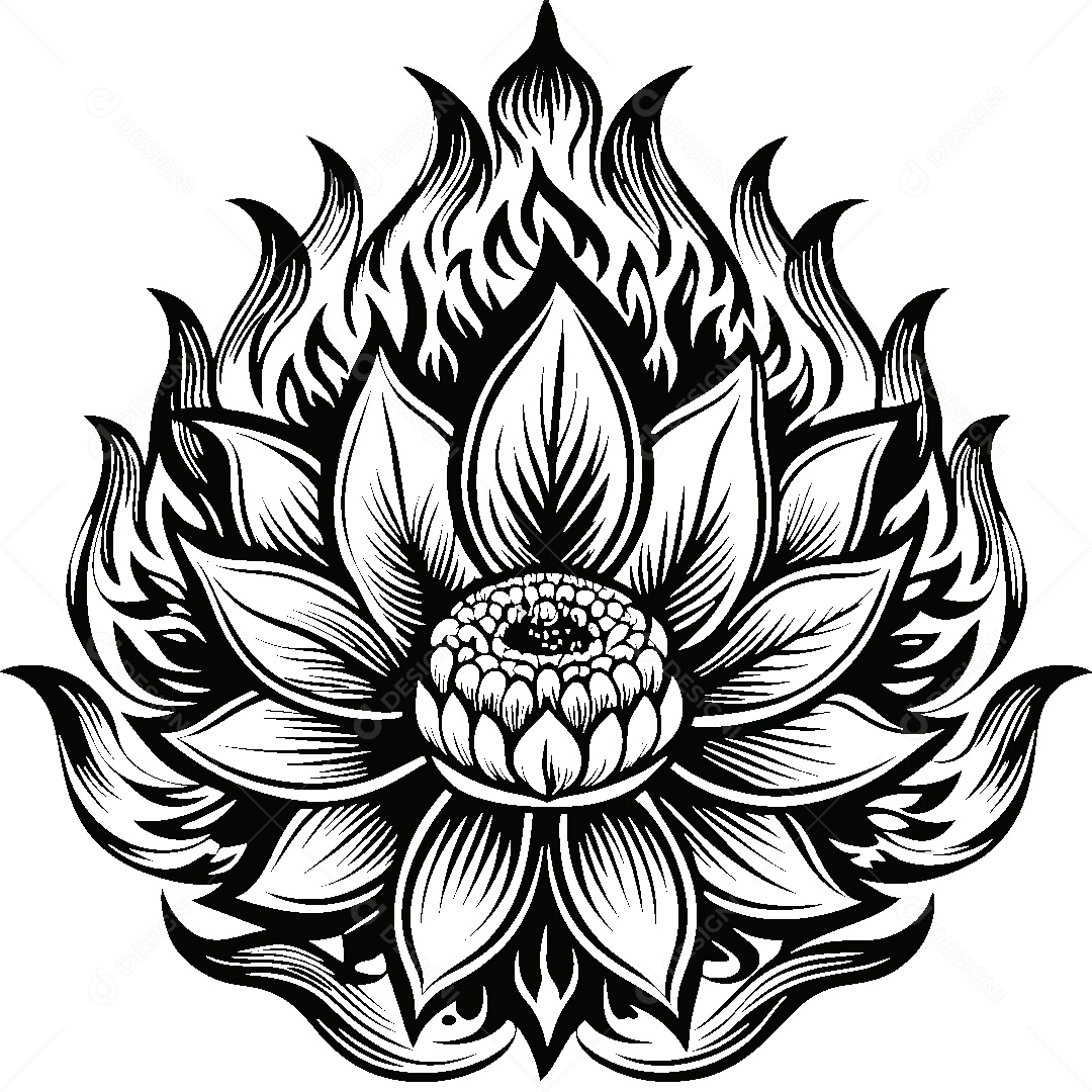 Modelo de Logo de Mandala Vetor EPS