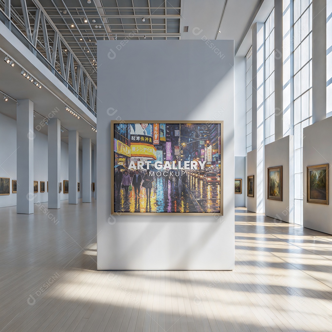 Mockup de Quadro de Arte PSD Editável