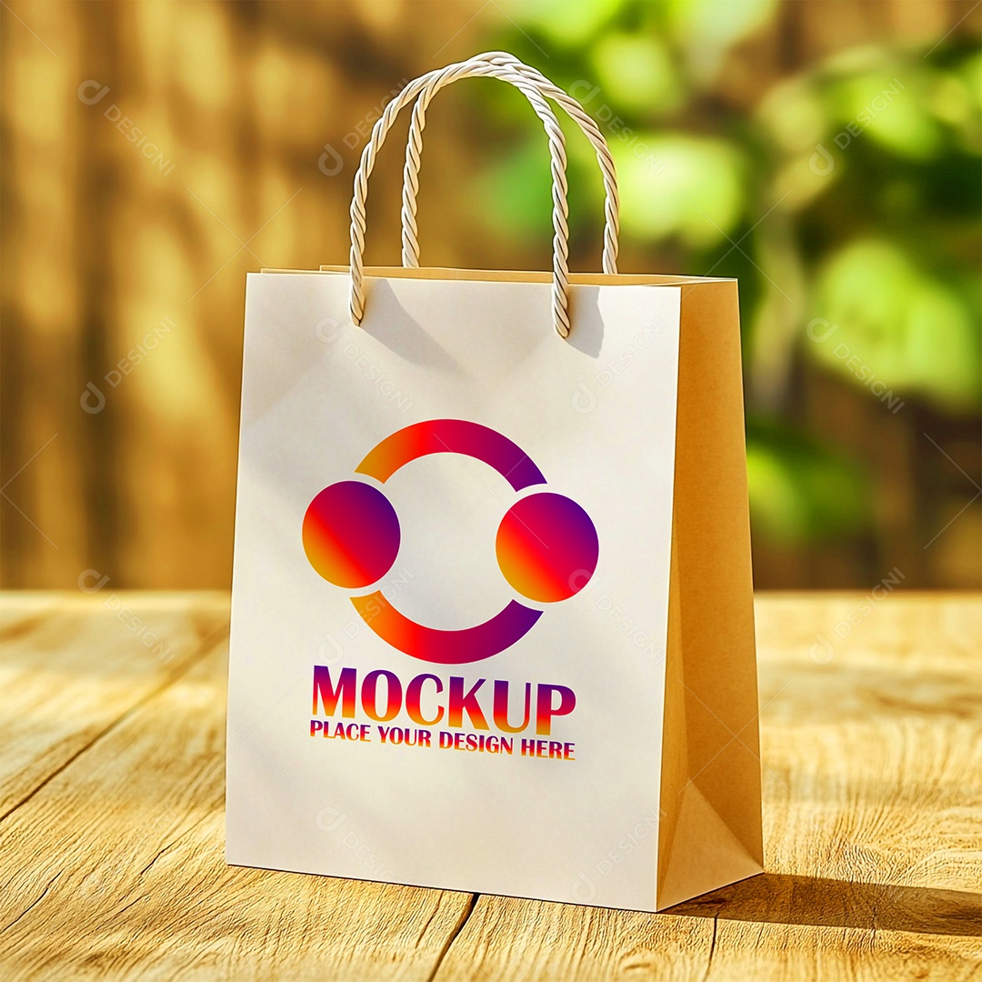 Bolsa Mockup PSD Editável