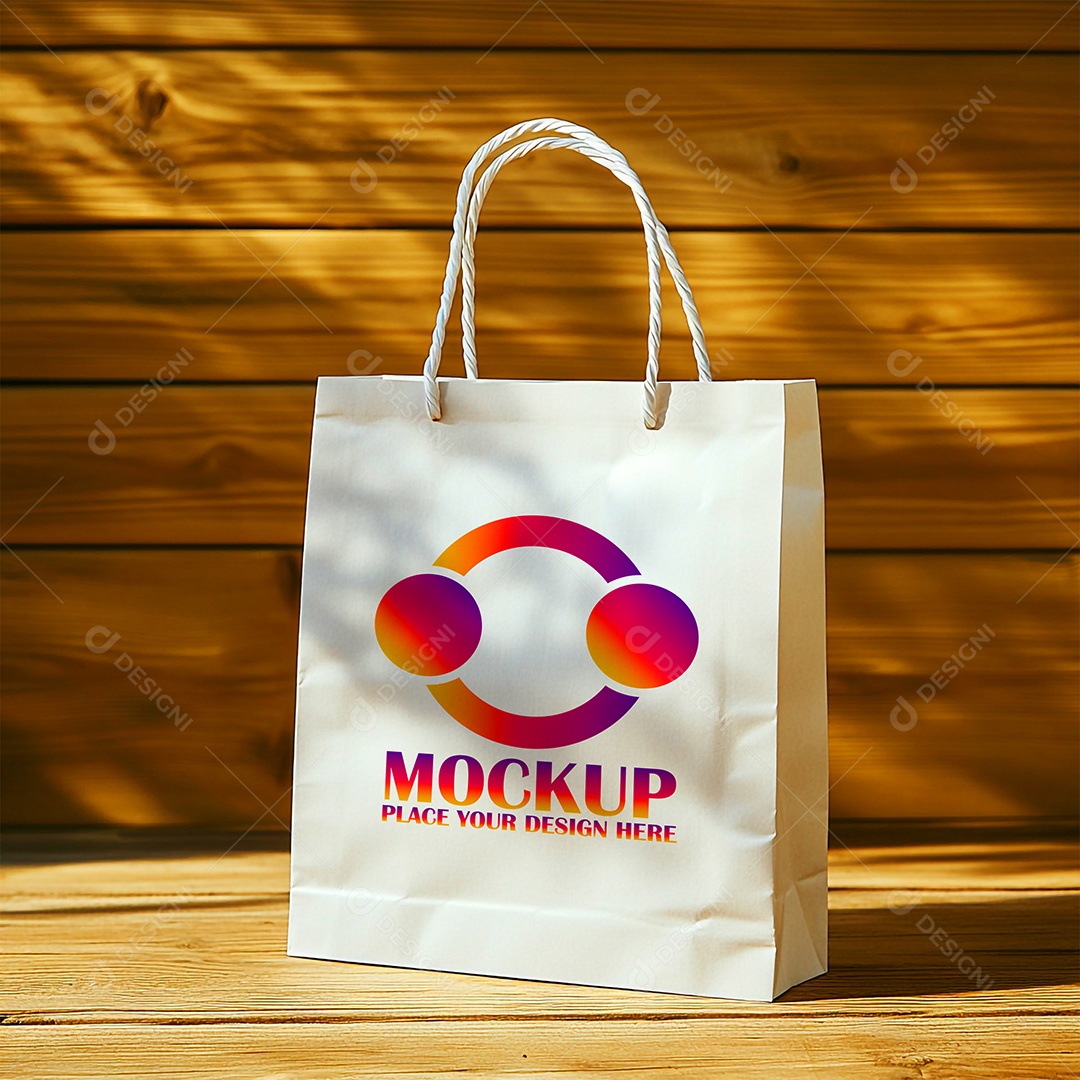 Bolsa Mockup PSD Editável