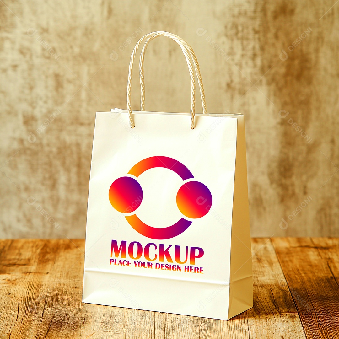 Bolsa Mockup PSD Editável