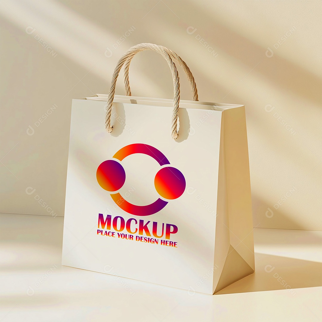 Bolsa Mockup PSD Editável