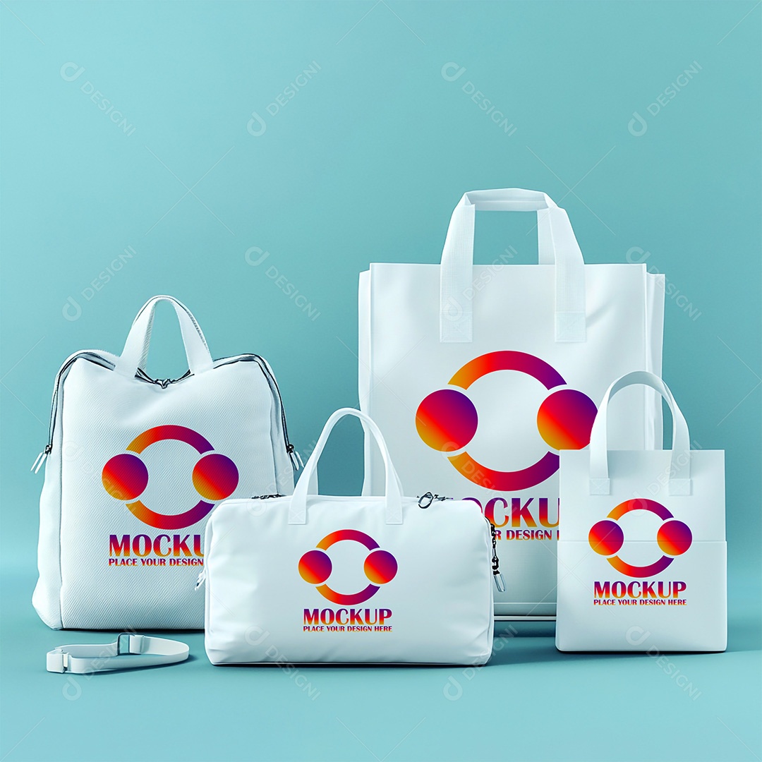 Bolsa Mockup PSD Editável