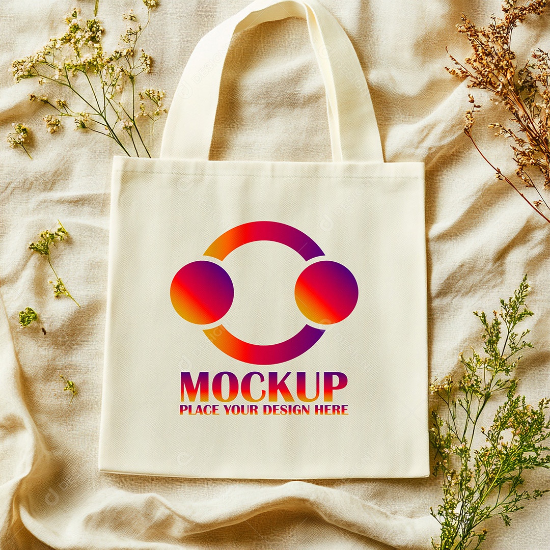 Bolsa Mockup PSD Editável