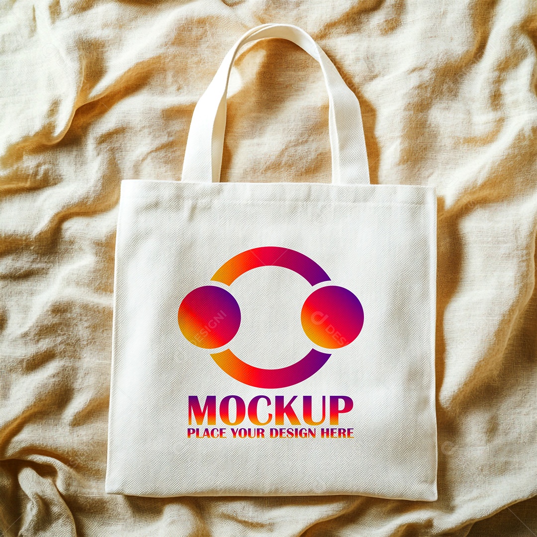 Bolsa Mockup PSD Editável